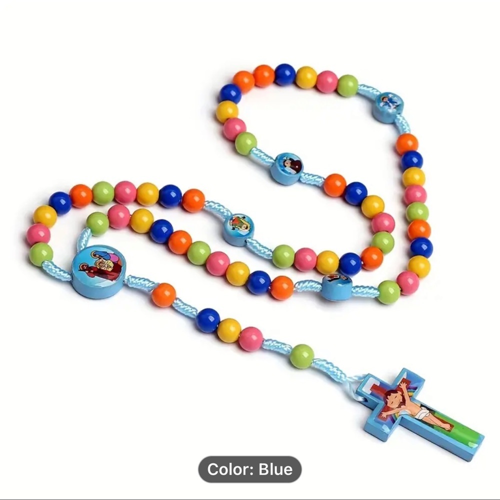 Colorful Kids Rosary Beads